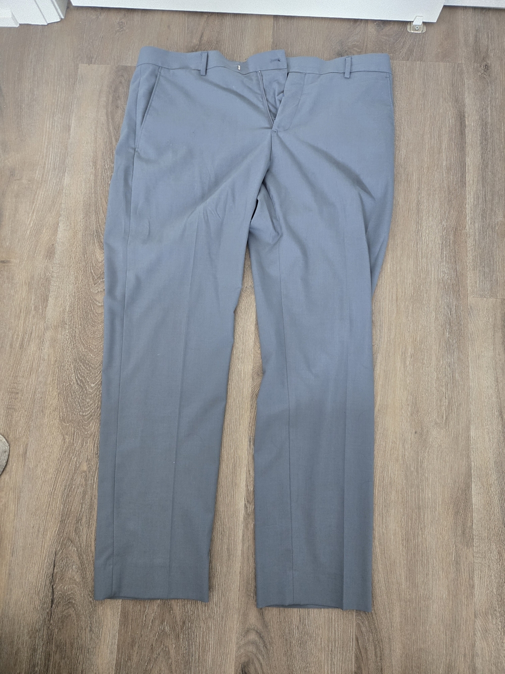 RW&CO. Men's Dress Suit Pants in Light Gray-Blue